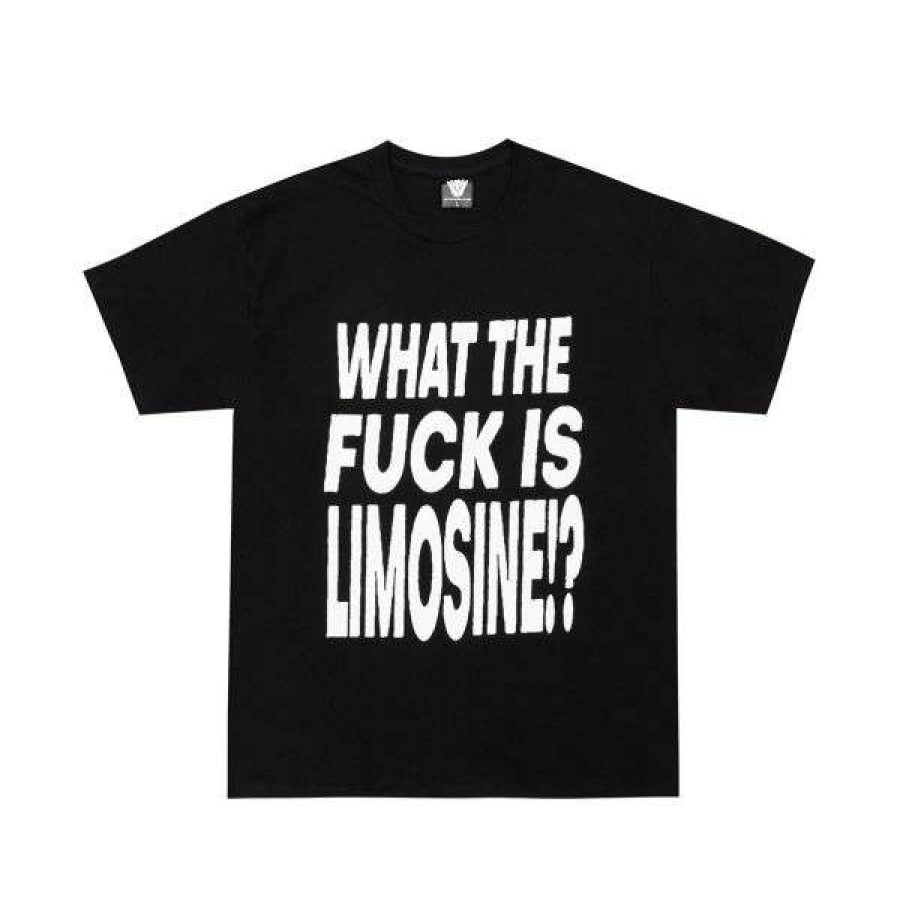 Clothing * | Discount Limosine.Wtfl T-Shirt. Black / White.