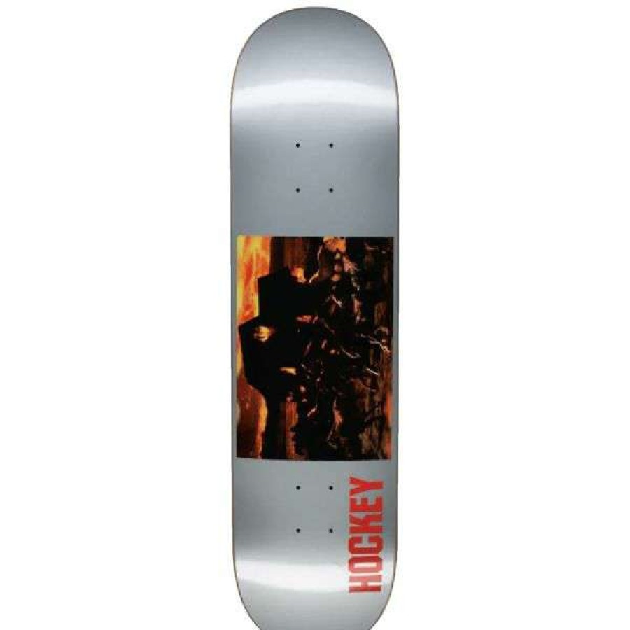 Skateboards * | Best Price Hockey. In Dreams Deck. 8.5 X 31.91 Wb- 14.25. Silver.