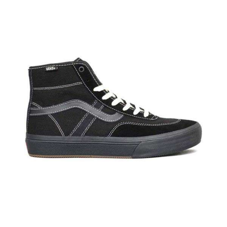 Shoes * | Closeout Sale Vans. Crockett High Pro. Black / Black.