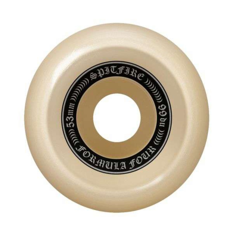 Skateboards * | Discount Spitfire. F4 99 Og Classic Shape 53Mm Wheels. Natural/Orange Swirl.