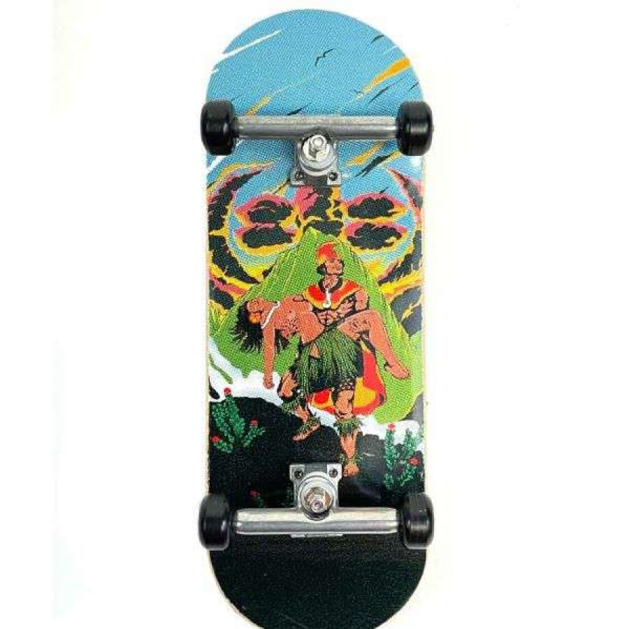 Accessories * | Quality Guarantee 808 Skate X Teak Tuning. 32Mm Warrior Fingerboard Complete. Whte Wheels.