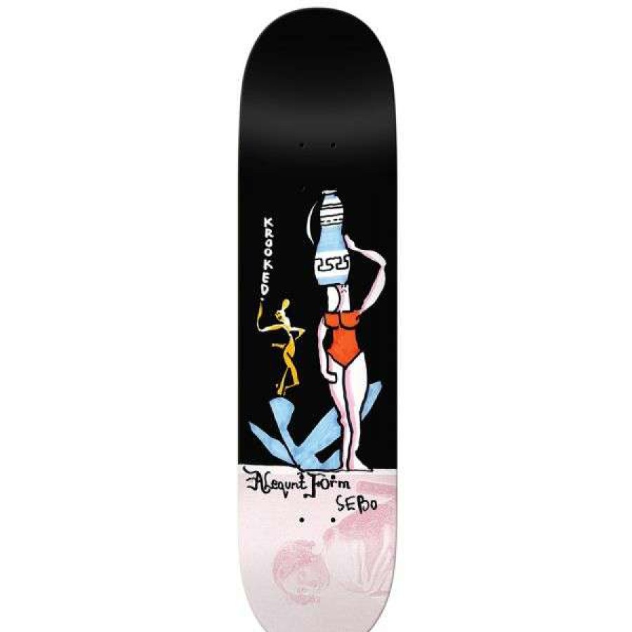 Skateboards * | High Quality Krooked. Sebo Vase Pro Deck 8.06 X 31.8 14.38 Wb.