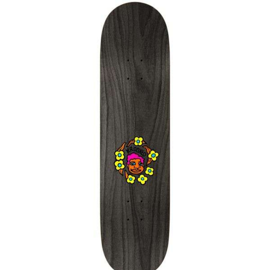 Skateboards * | Special Krooked. Gonz Black Light Pro Deck 8.5. Black/Multi.