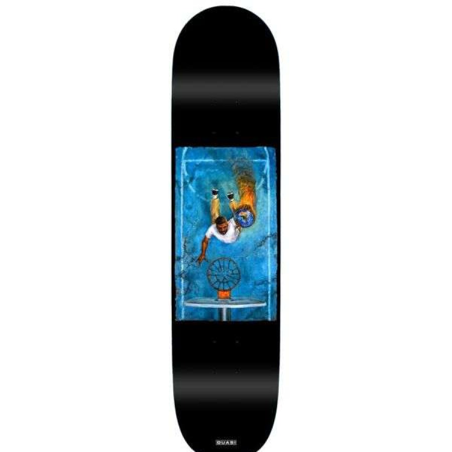 Skateboards * | Discount Quasi. Justin Henry Game Pro Deck 8.5. Black.