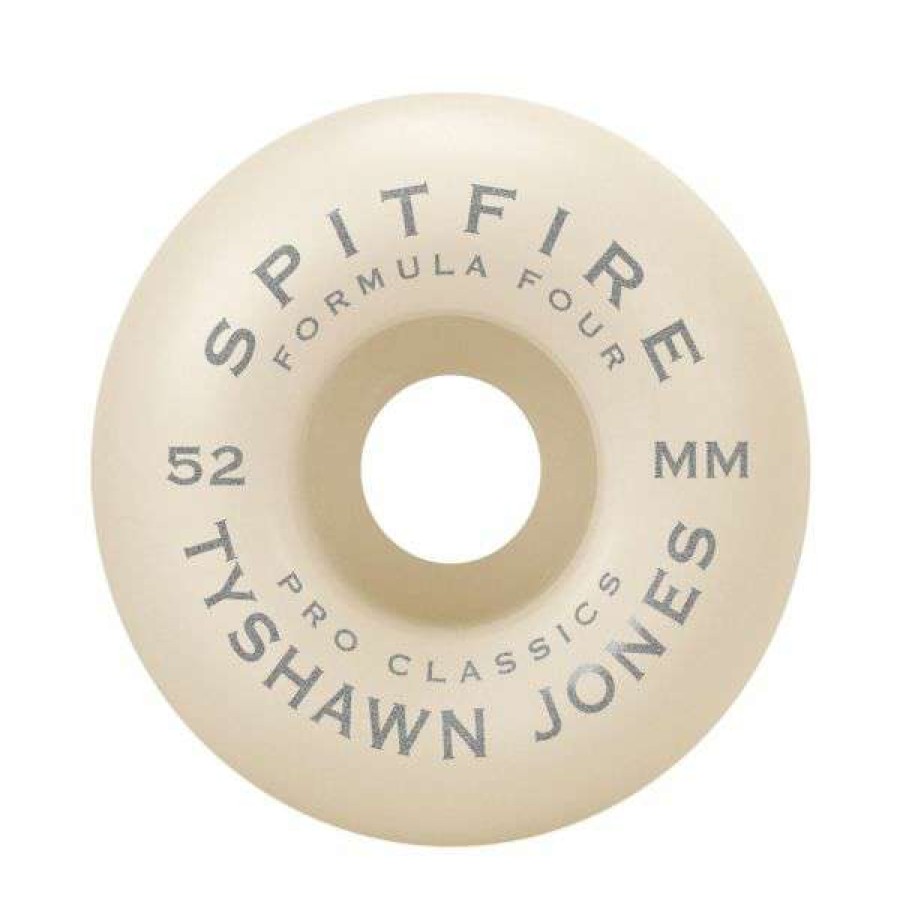 Skateboards * | Tendy Style Spitfire. F4 99 Tyshawn Forever Classic Shape Wheels. Natural/Silver Swirl.