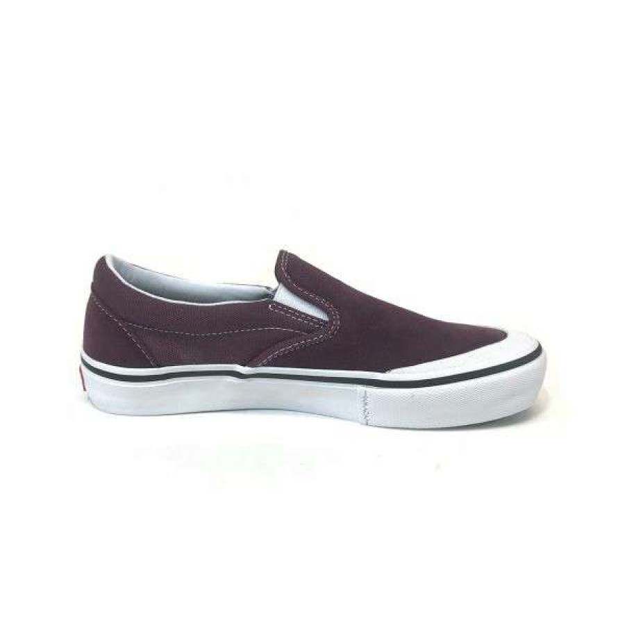 Shoes * | Clearance Vans. Slip On Pro. Rasin/White.