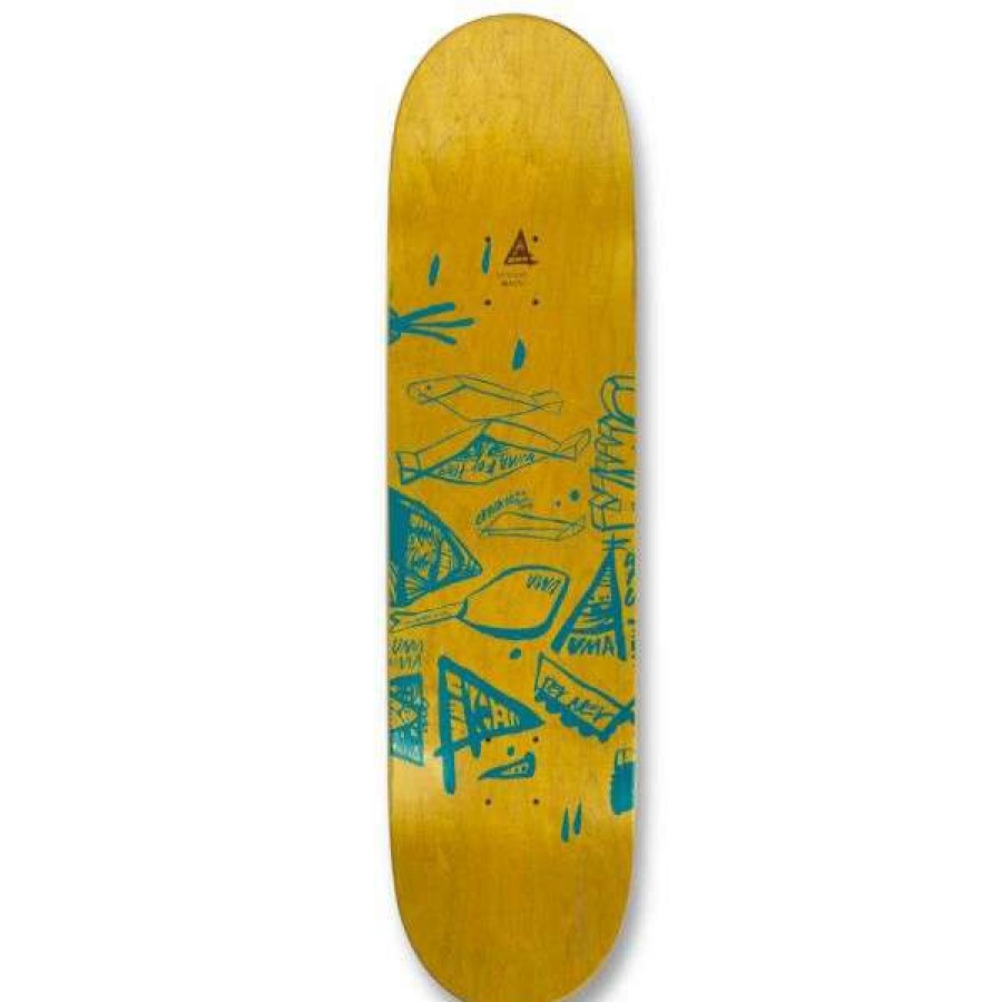 Skateboards * | Best Quality Uma Landsleds. Taped Evan Smith Pro Deck.