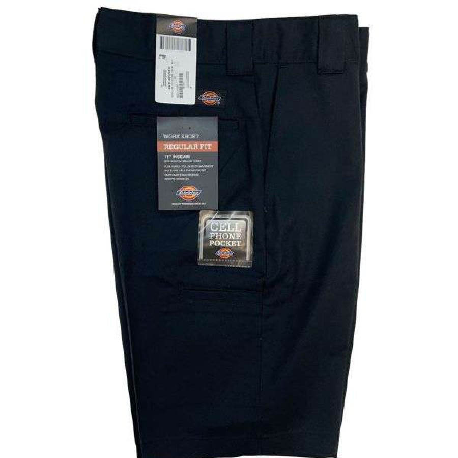 Clothing * | New Threads Dickies. Regular Fit Work Shorts. 11In Inseam. Black.