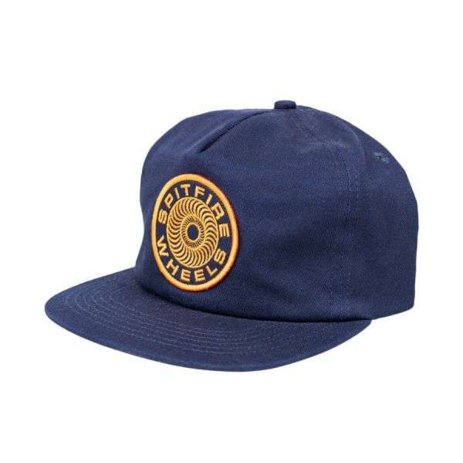 Clothing * | Best Price Spitfire. Classic 87 Swirl Snapback. Navy/Orange.