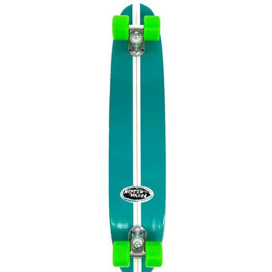 Skateboards * | Clearance The Heated Wheel. Polarizer Baja Aqua Complete. 27.5In X 6In.