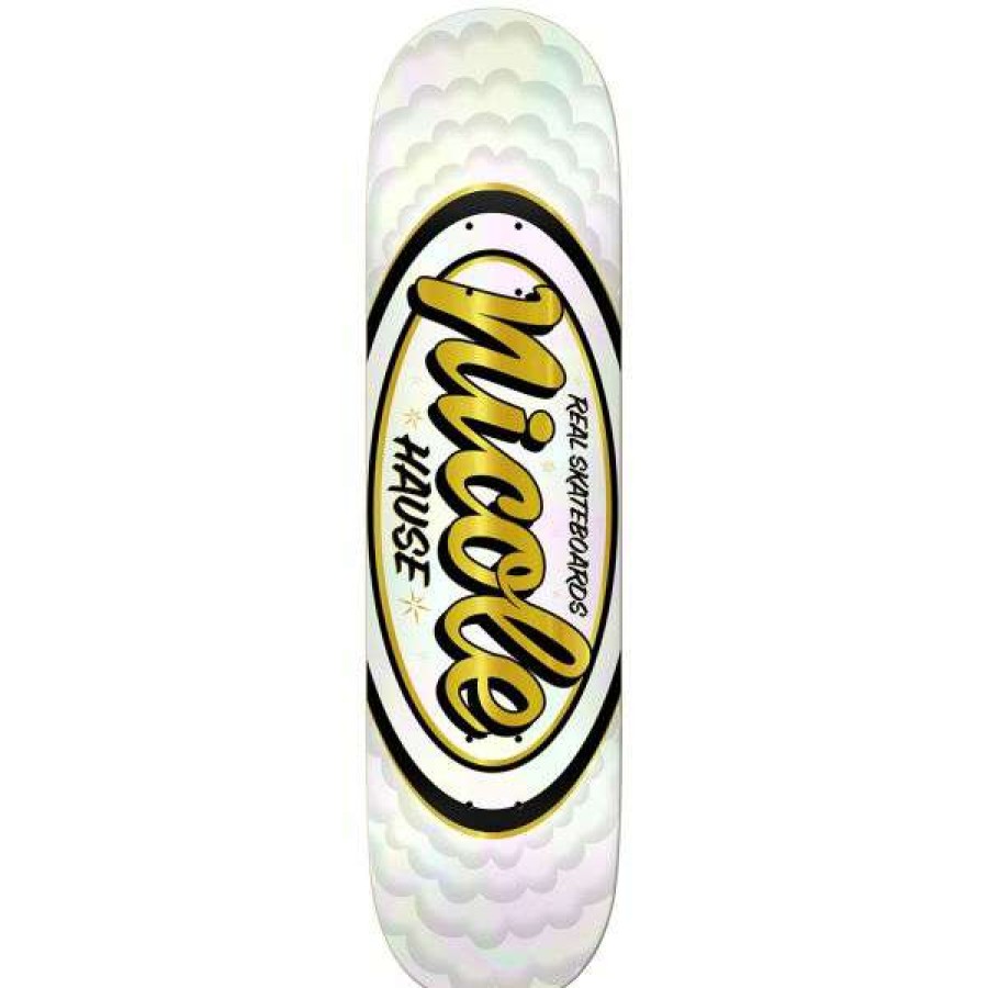 Skateboards * | Classical Real. Nicole Hause Oval Pro Deck. 8.5 X 31.85 Wb 14.25.