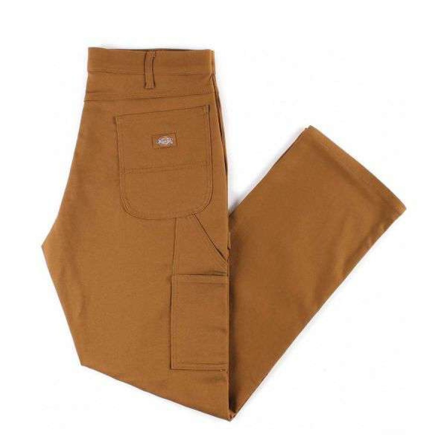 Clothing * | Best Quality Dickies. Relaxed Fit Duck Jean. Rinsed Brown Duck.