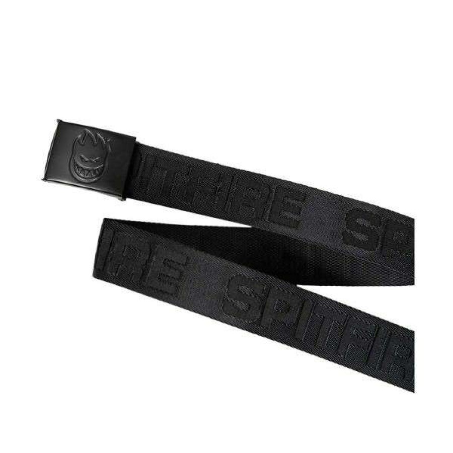 Accessories * | Tendy Style Spitfire. Classic 87 Jacquard Belt. Black/Black.