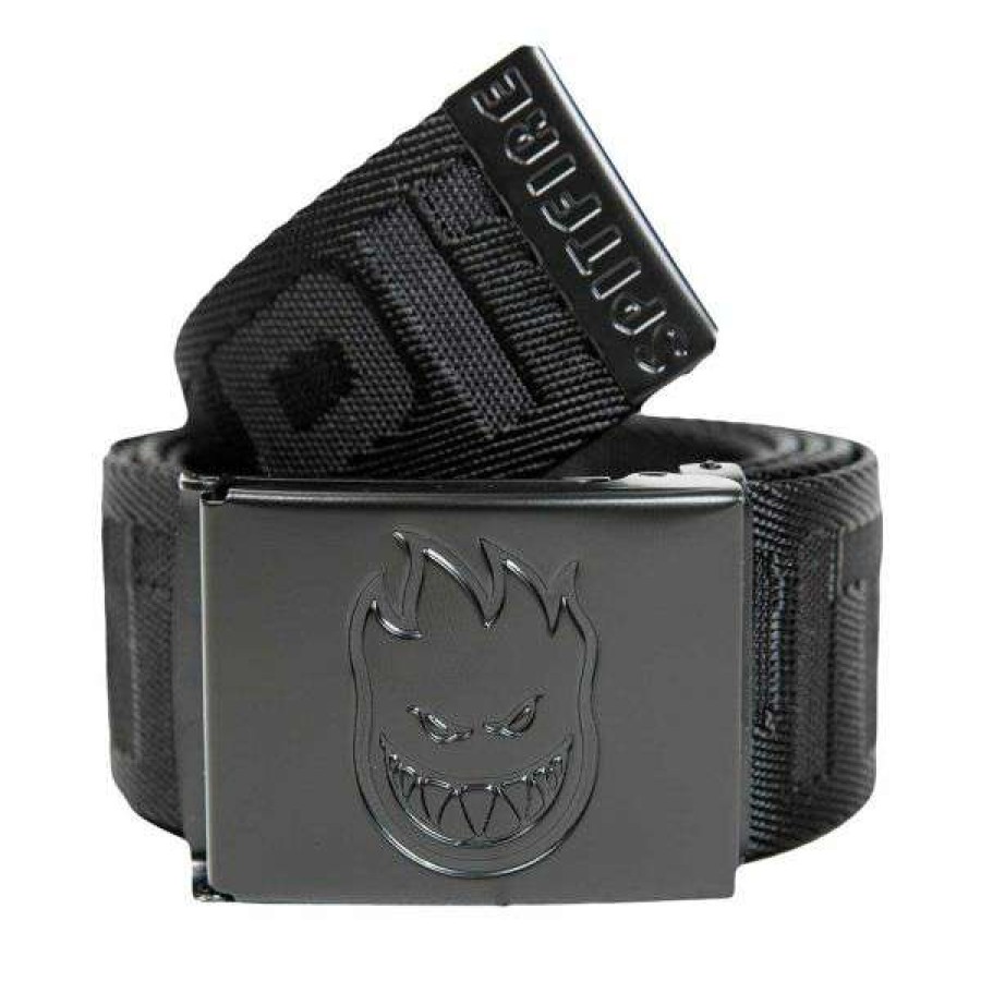 Accessories * | Tendy Style Spitfire. Classic 87 Jacquard Belt. Black/Black.