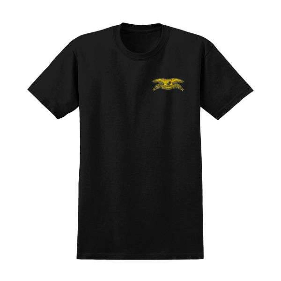 Clothing * | Best Price Anti-Hero. Basic Eagle T Shirt. Black.