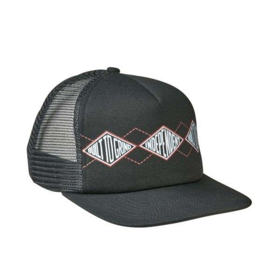 Clothing * | Classical Independent. Btg Pivot Mesh Trucker Hat. Black.