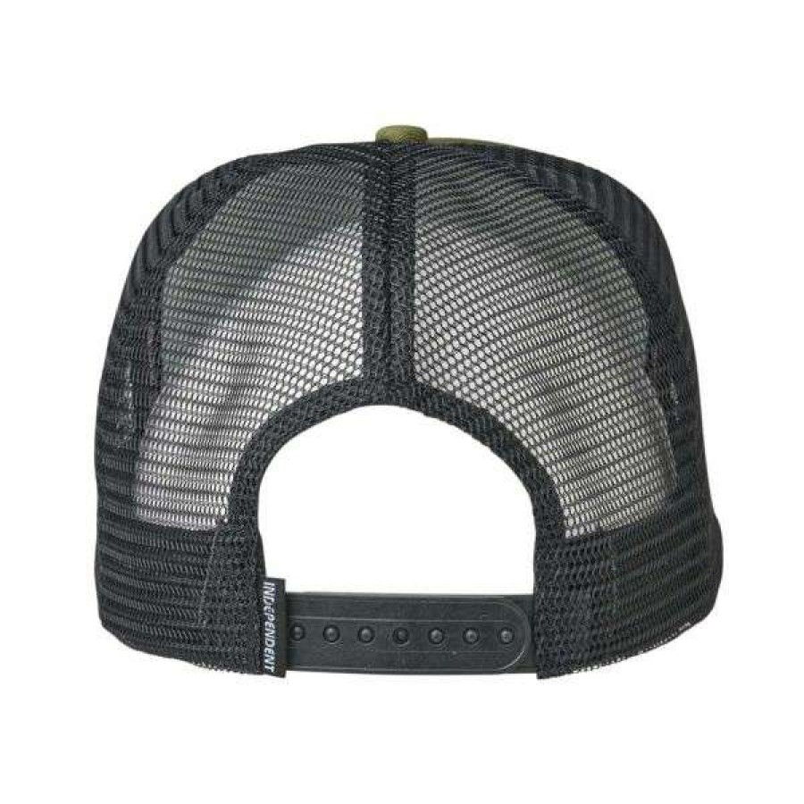 Clothing * | Tendy Style Independent. Btg Pivot Mesh Trucker Hat. Army.