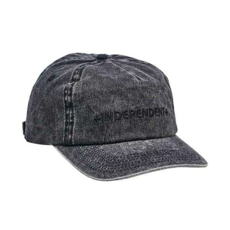 Clothing * | Shop Independent. Bc Ambush Snapbaack Hat. Black Mineral Wash.