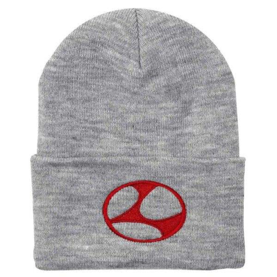 Clothing * | Discount Limosine. Limo Logo Beanie. Grey / Red.