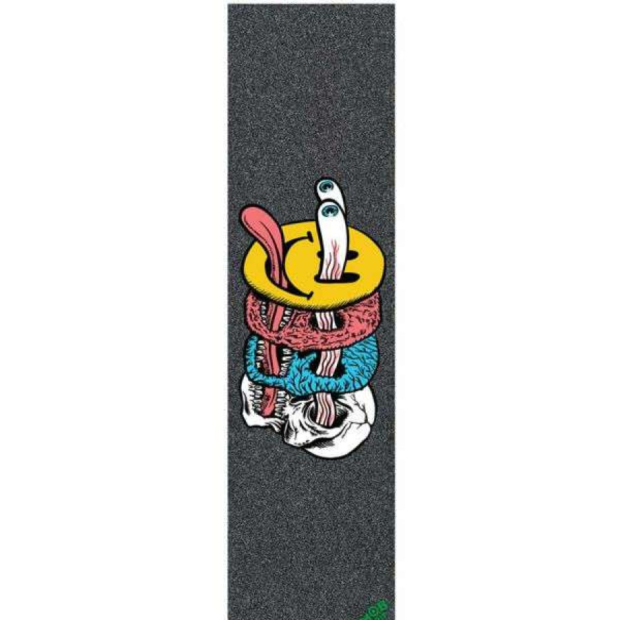 Skateboards * | Discount Mob. Smile Trip Grip Tape Sheet. 9.0 In X 33 In.