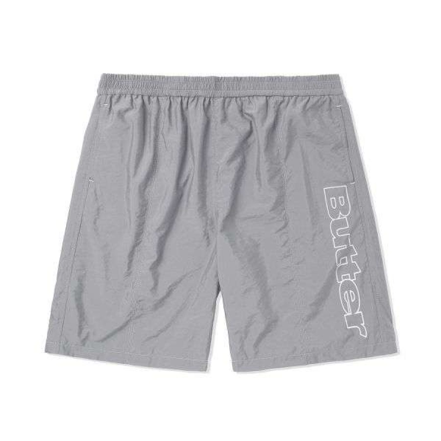 Clothing * | Discount Store Buttergoods. Outline Shorts. Grey.