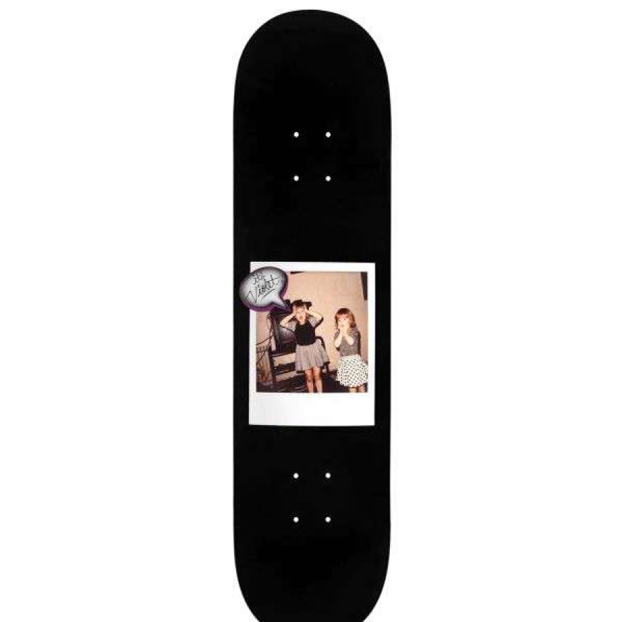 Skateboards * | New Arrivals It'S Violet! Skateboards. Surprise! Deck. Black.