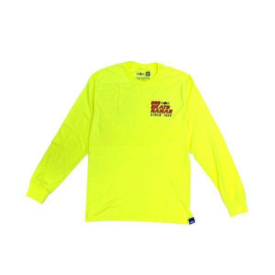 Clothing * | Special 808 Skate. Safety Long Sleeve T-Shirt. Bright Yellow.