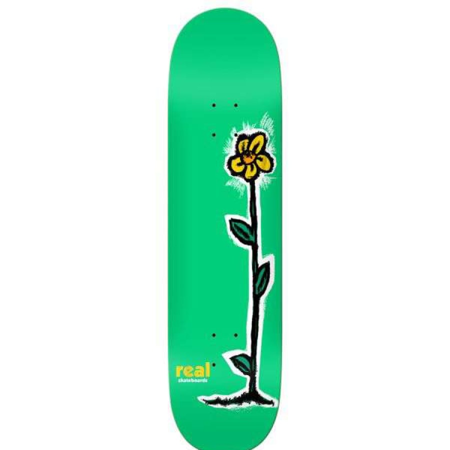 Skateboards * | Tendy Style Real. Regrowth Redux Team Deck 8.38. Bright Green.