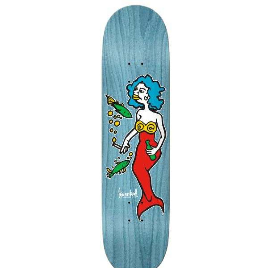 Skateboards * | Discount Krooked. Mermaid Team Deck 8.5. Multi-Color.