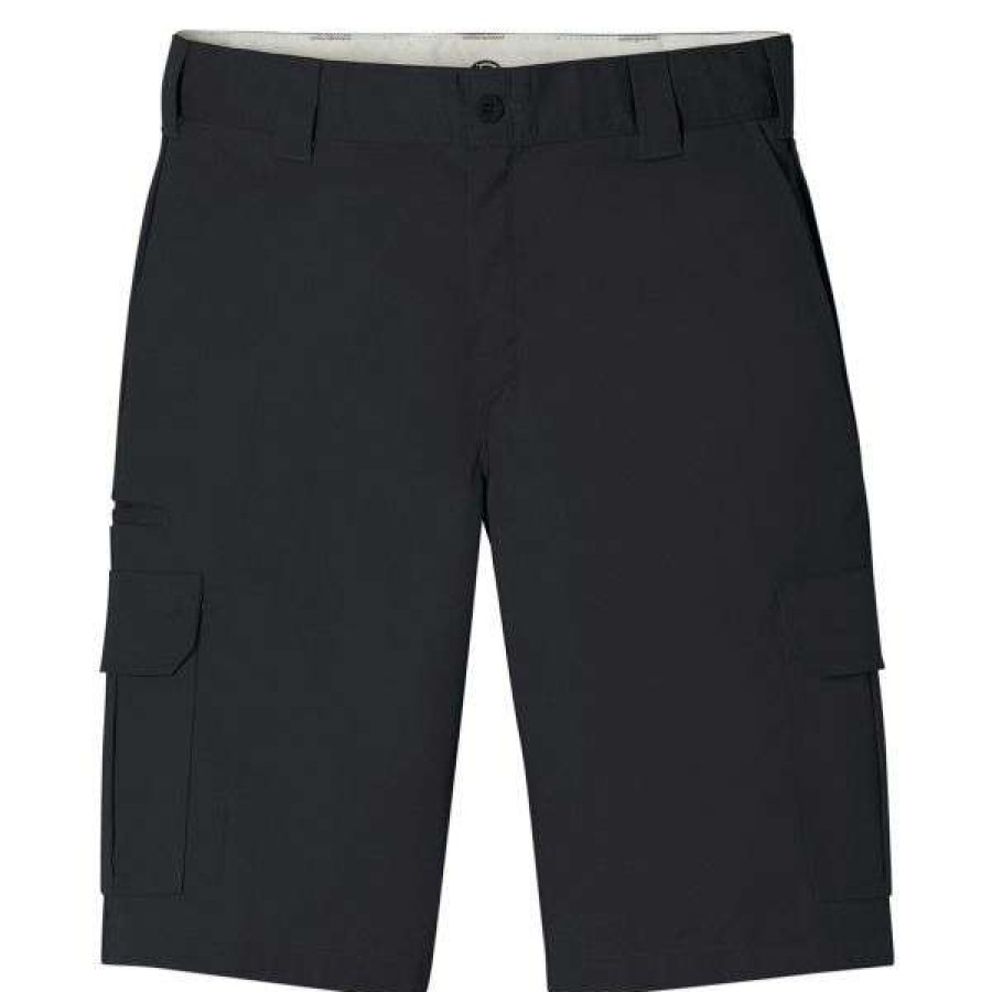 Clothing * | Shop Dickies. Relaxed Cargo Work Short. Black.