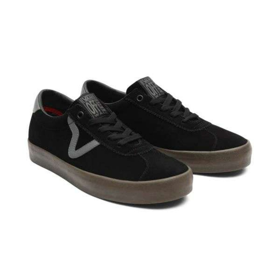 Shoes * | Best Quality Vans. Skate Sport. Black/Gum.