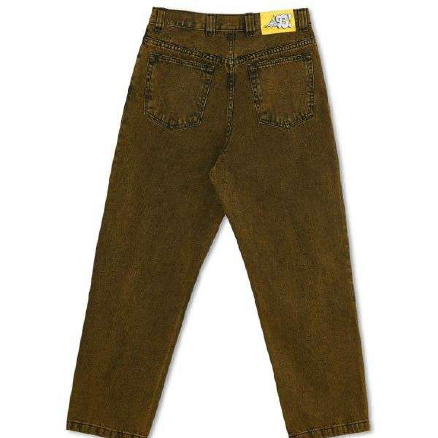 Clothing * | Classical Polar. 93. Denim Pants. Yellow/Black.