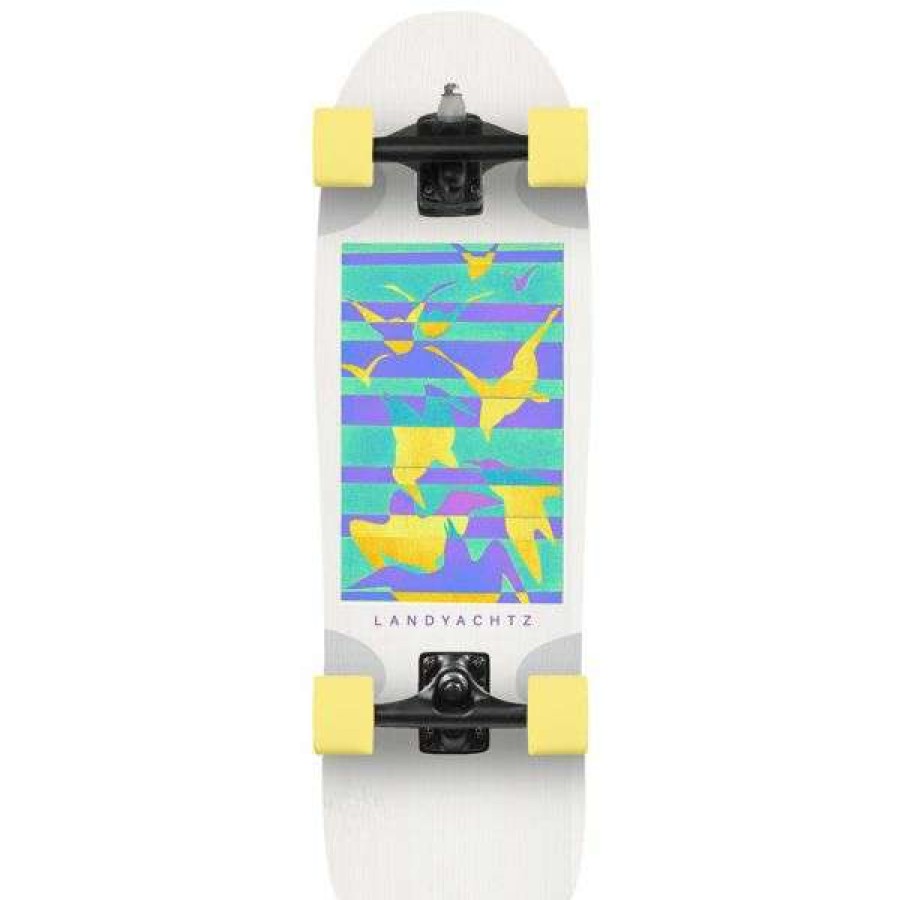 Skateboards * | Clearance Landyachtz. Surf Life Surf Skate Birds. 31.6 In.