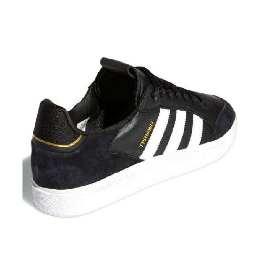 Shoes * | Best Price Adidas. Tyshawn Pro Low. Core Black/Cloud White/Gold Metallic .