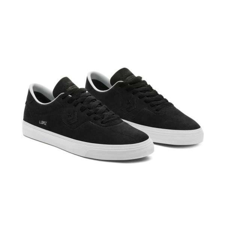 Shoes * | Discount Store Converse Cons. Louie Lopez Pro. Premium Leather. Black/Black/White.