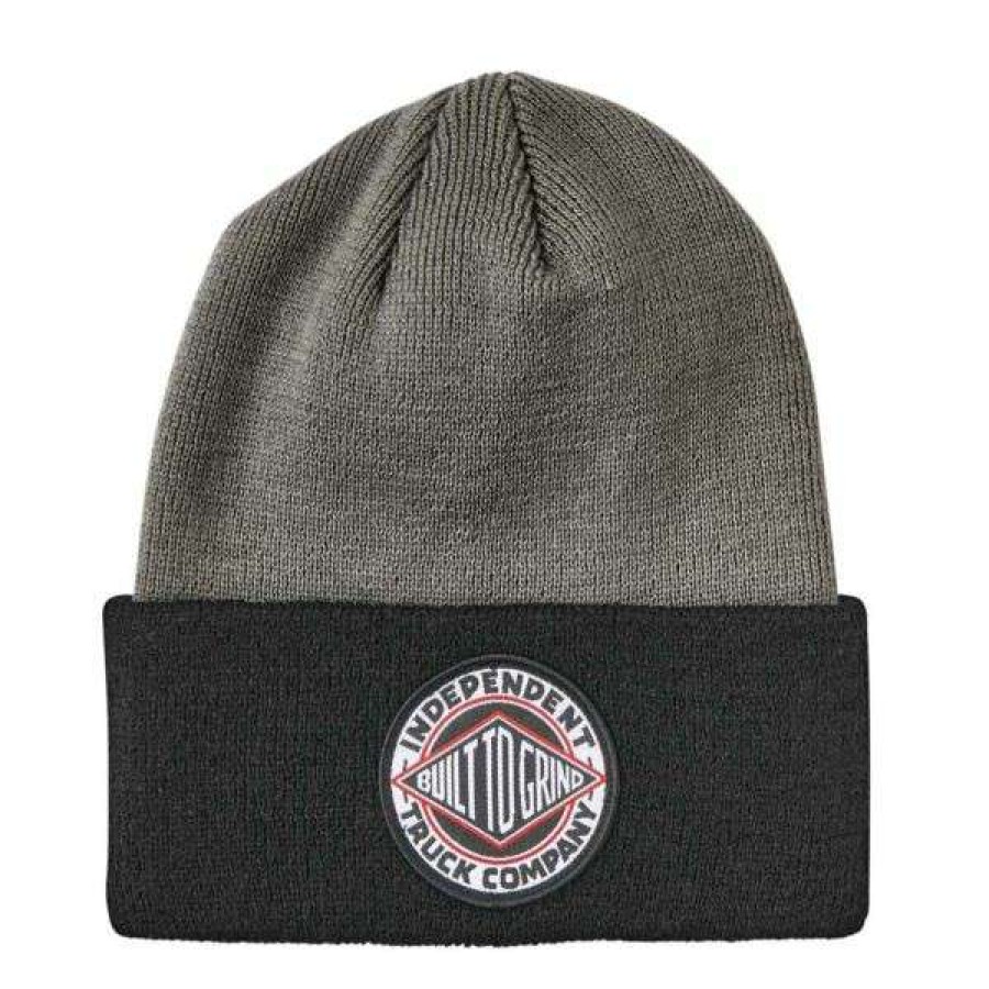 Clothing * | Bestsellers Independent. Btg Summit Beanie. Grey/Black.