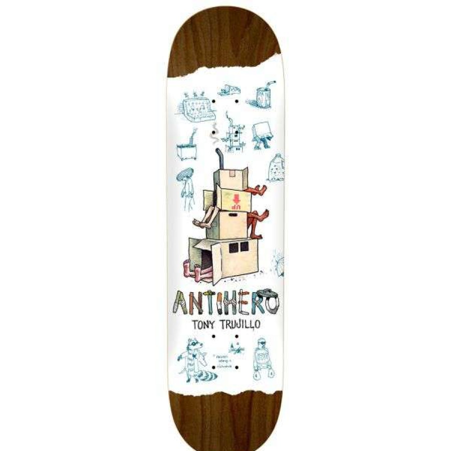 Skateboards * | Best Quality Anti-Hero. Trujillo Recycling Pro Deck 8.38. Assorted Color Veneers.