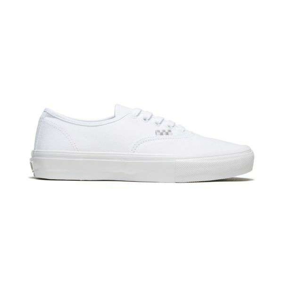 Shoes * | Bestsellers Vans. Skate Authentic. True White.