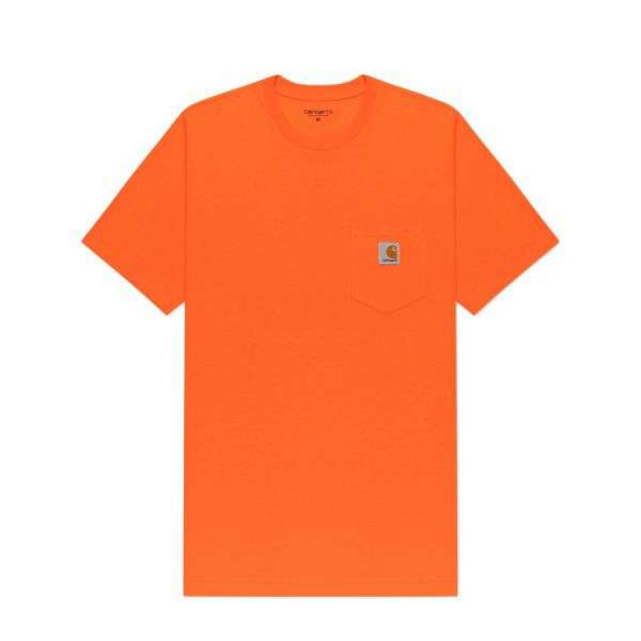 Clothing * | Special Carhartt Wip. Pocket T Shirt. Clockwork.