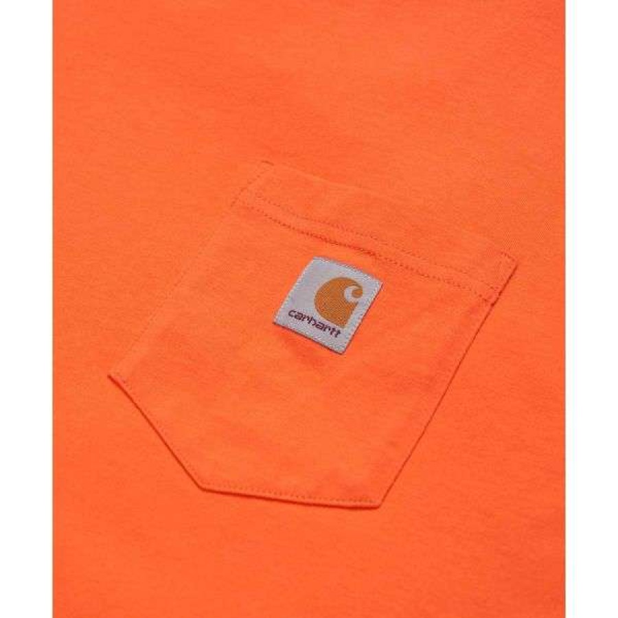 Clothing * | Special Carhartt Wip. Pocket T Shirt. Clockwork.