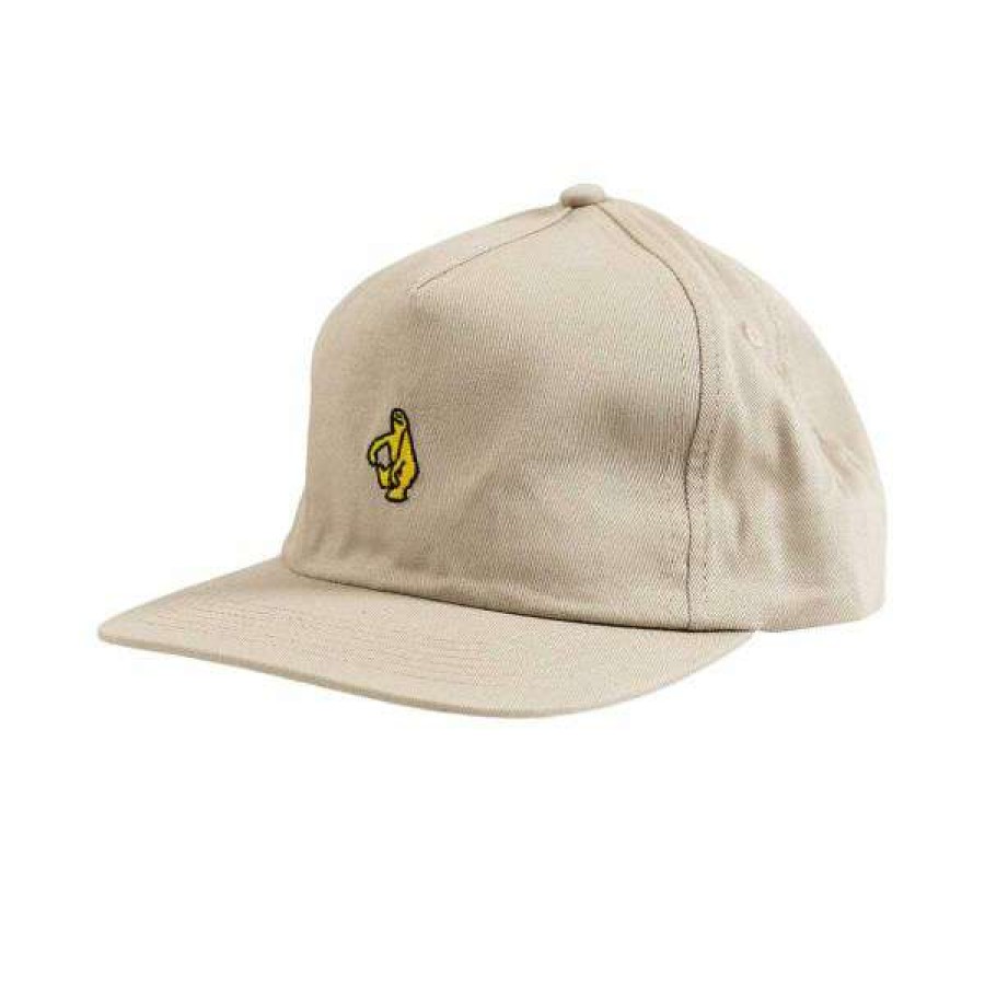 Clothing * | Best Sale Krooked. Shmoo Snapback. Natural/ Gold.