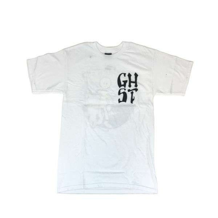 Clothing * | Special Gnar Hunters. Lance Mountain T Shirt. White.