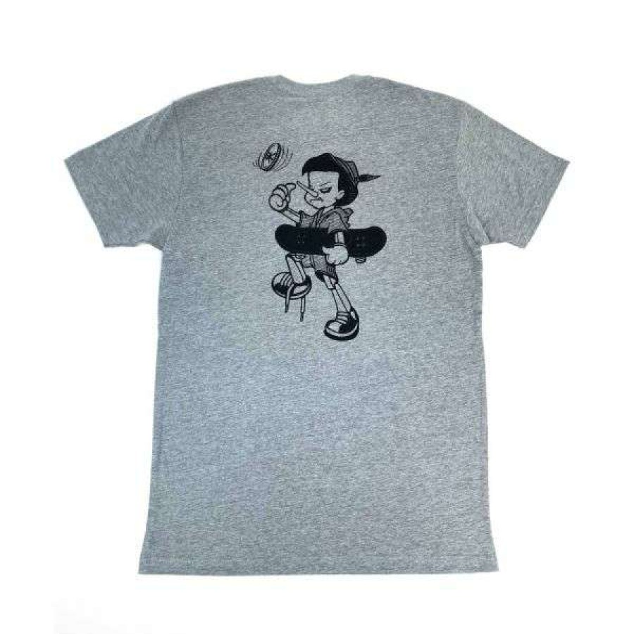 Clothing * | Classical Shitty Kids. Story Of The Penny T-Shirt. Athletic Grey. Artwork By Katch 1.