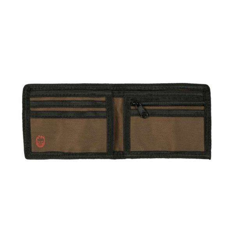 Accessories * | Shop Spitfire. Old E Wallet. Brown.