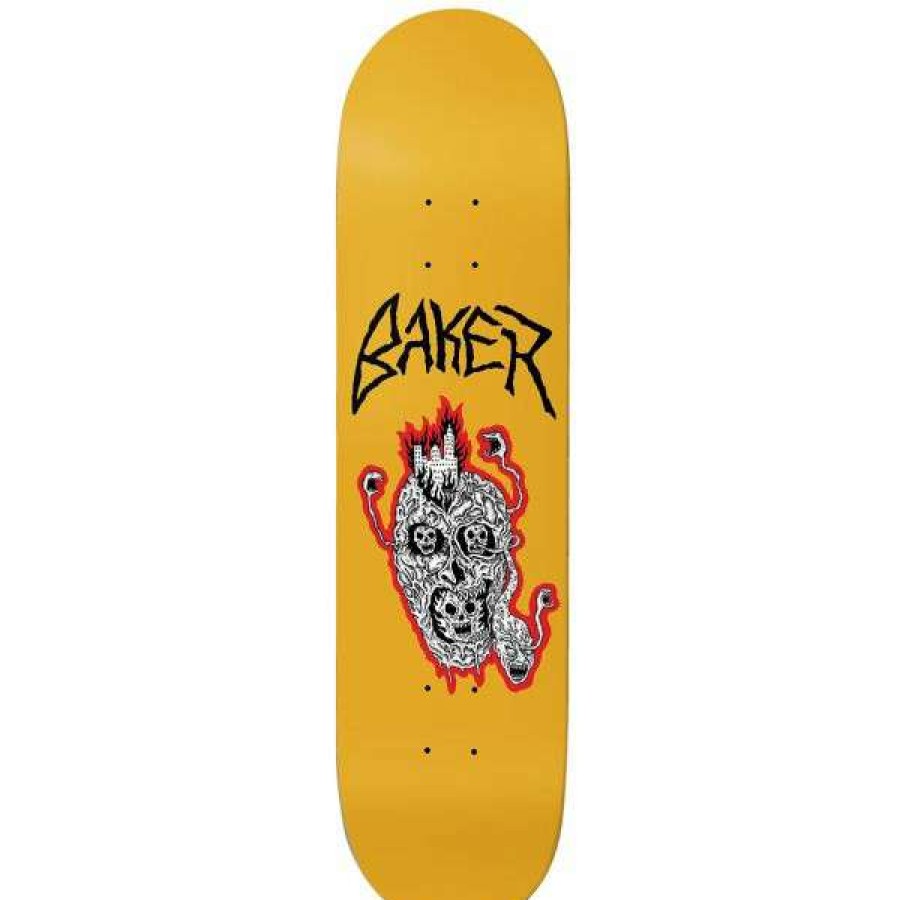 Skateboards * | Discount Store Baker. Hawk Judgement Day Pro Deck 8.0. Black.