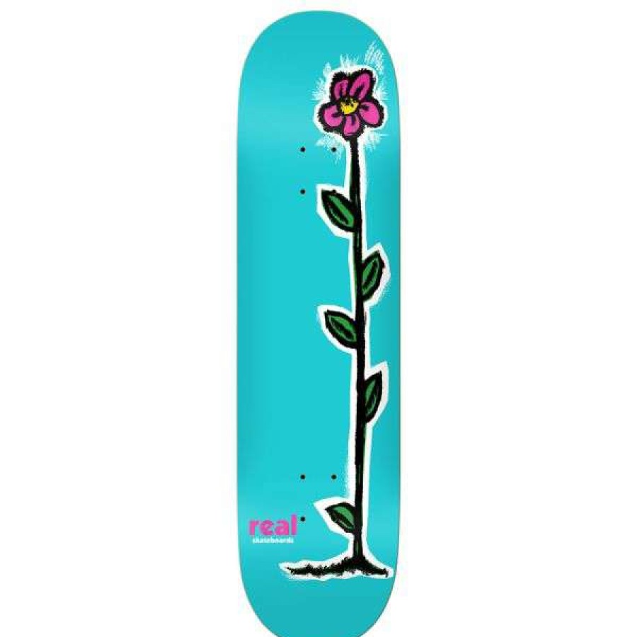 Skateboards * | Clearance Real. Regrowth Redux Team Deck 8.62. Blue.