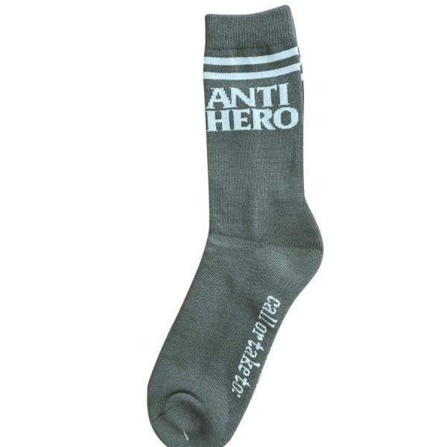 Accessories * | Best Quality Anti Hero. If Found Sock. Grey/ White.