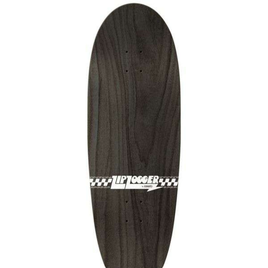 Skateboards * | Best Sale Krooked. Zip Zogger Deck 10.75. Black Foil..