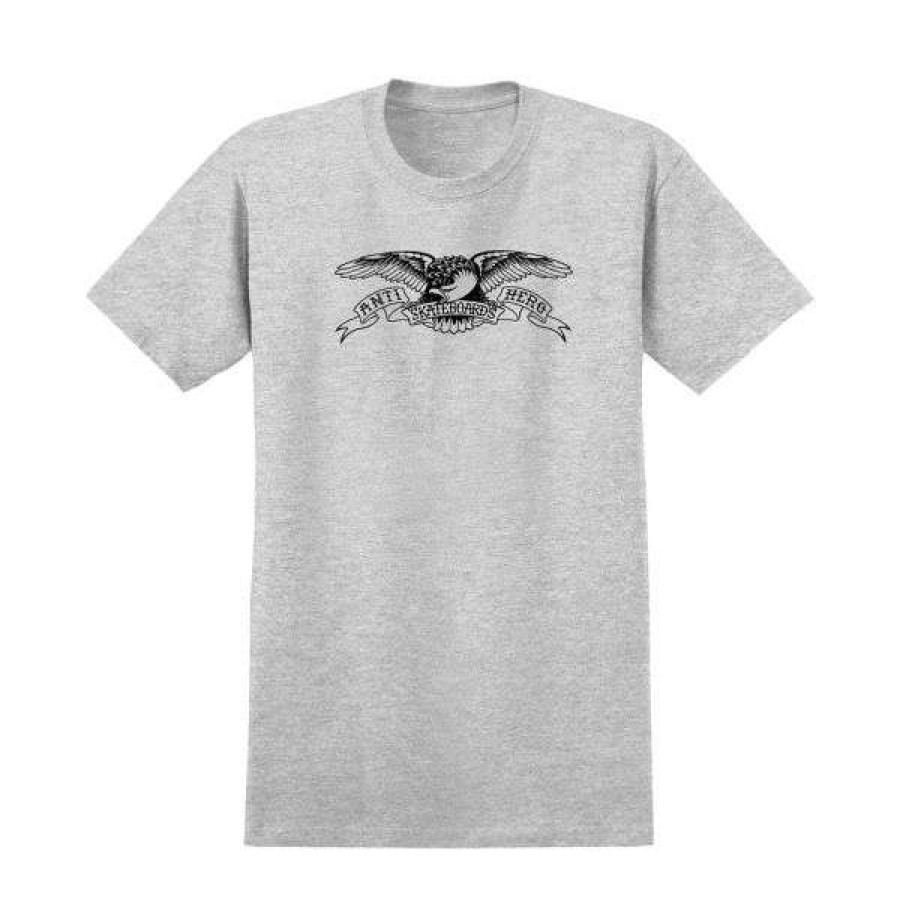 Clothing * | Discount Store Anti Hero. Eagle Youth T-Shirt. Athletic Heather.