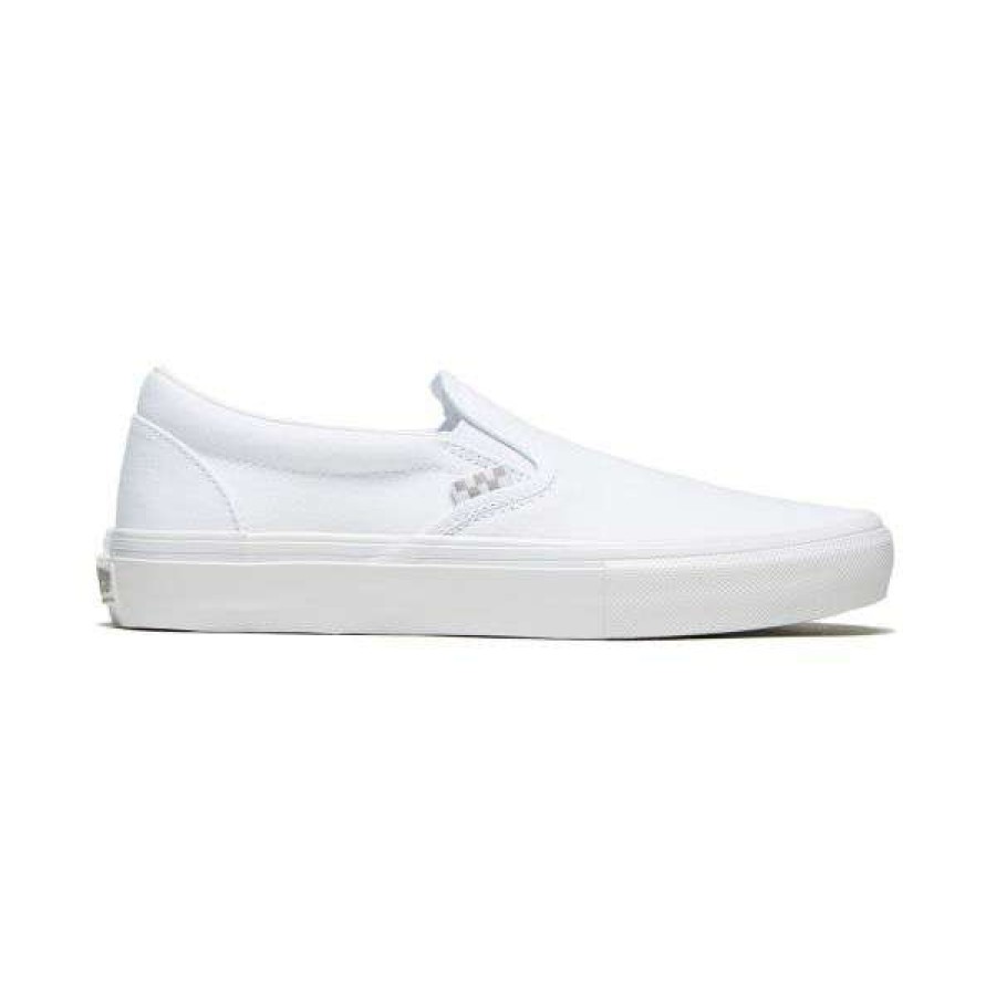 Shoes * | Bestsellers Vans. Skate Slip-On. True White.